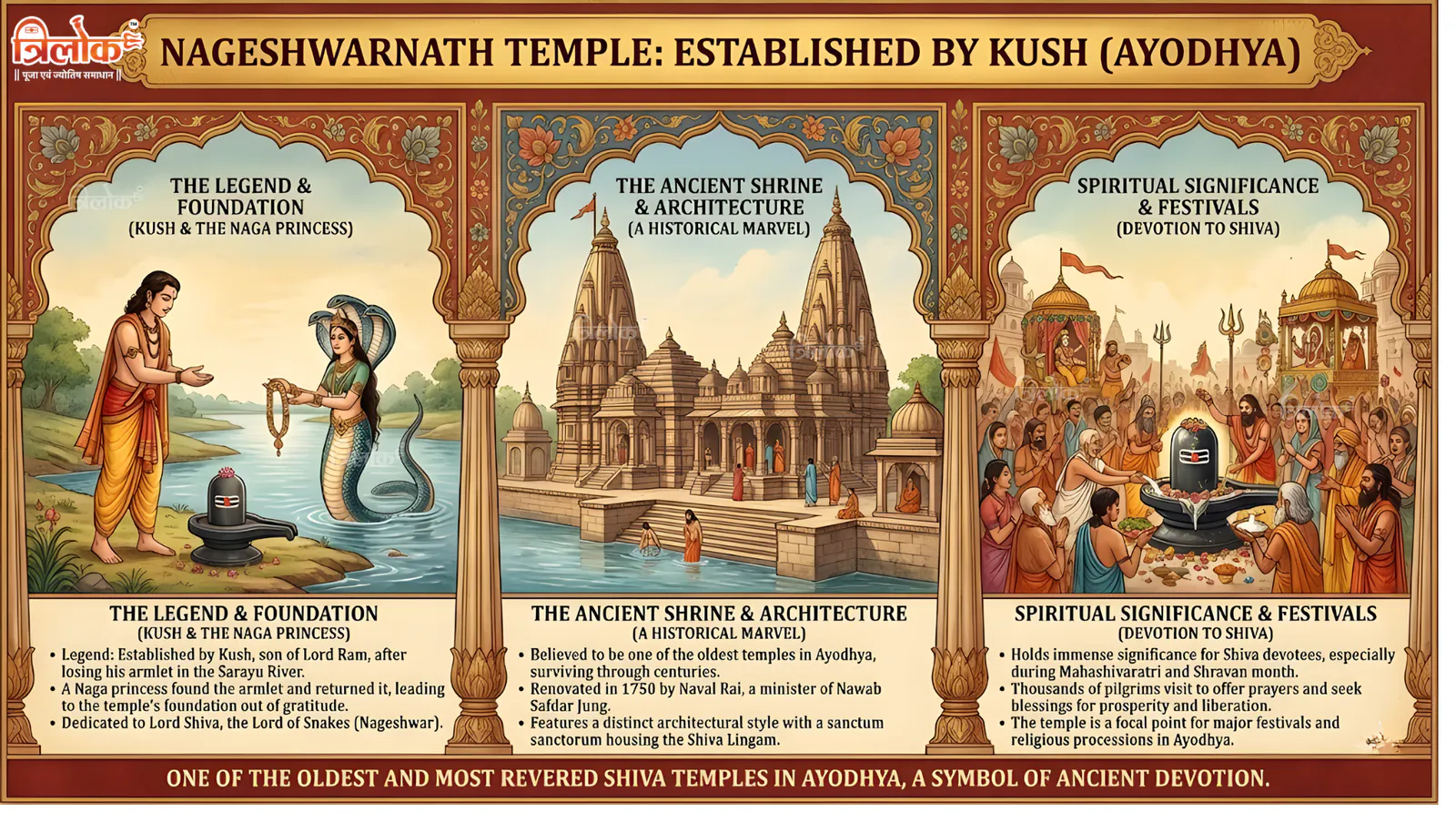 Nageshwarnath Temple: Established by Kush